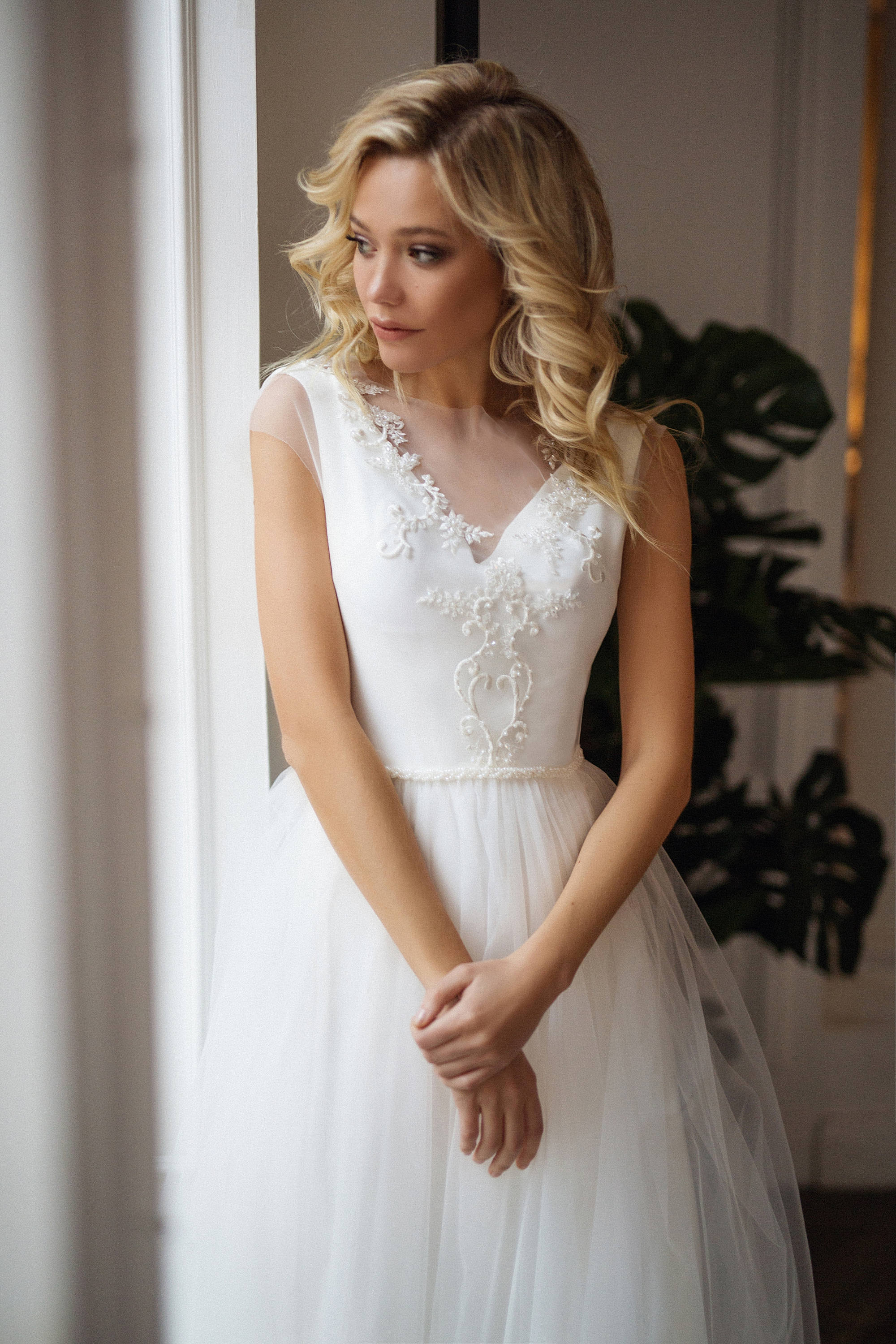 Simple Rustic Wedding Dresses tulle