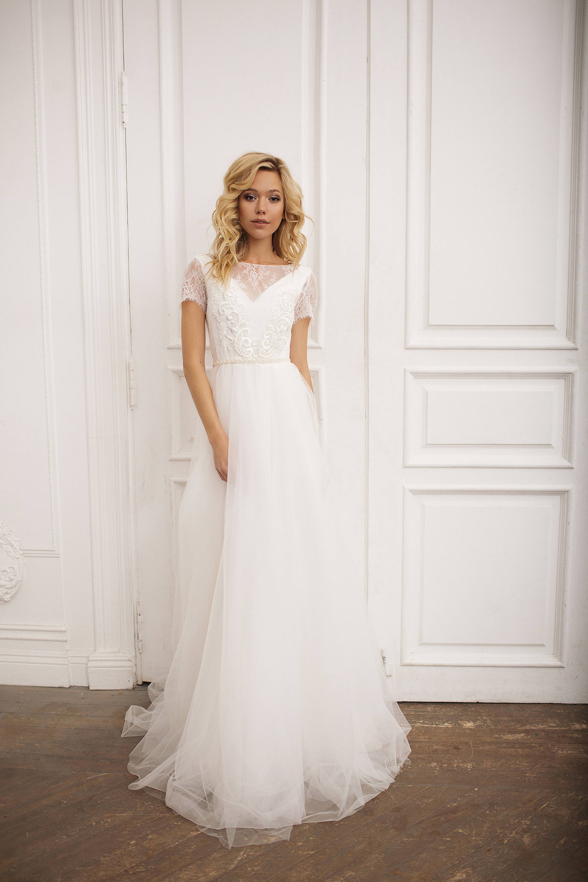 Short Sleeve Boho Wedding Dress Short Sleeve Boho Wedding Dress