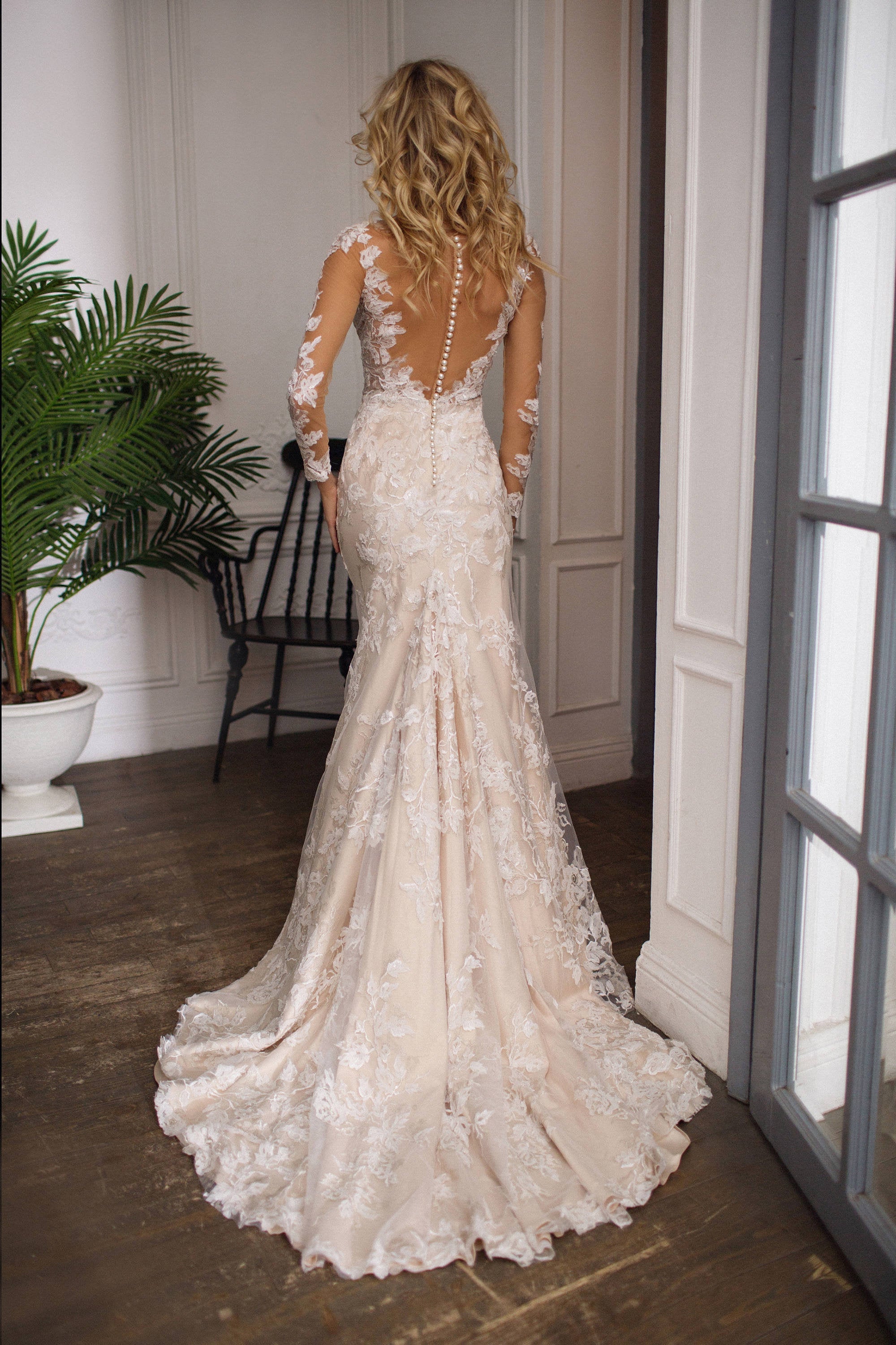 Best Backless Wedding Dress | Backless Wedding Dresses | Milabridal All Ivory / Custom Made Best Backless Wedding Dress | Backless Wedding Dresses | Milabridal All Ivory / Custom Made