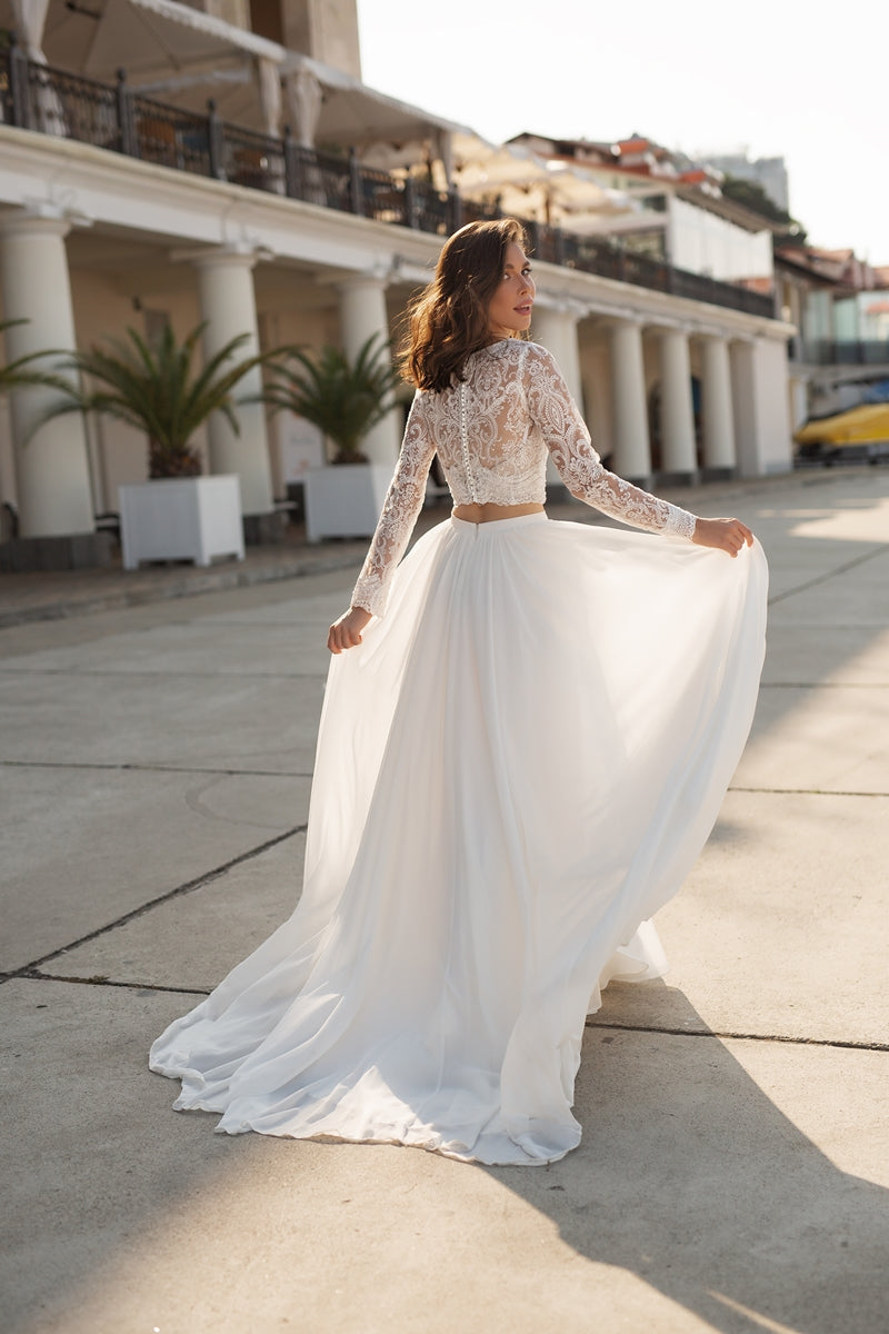 Chiffon Bridal Skirt
