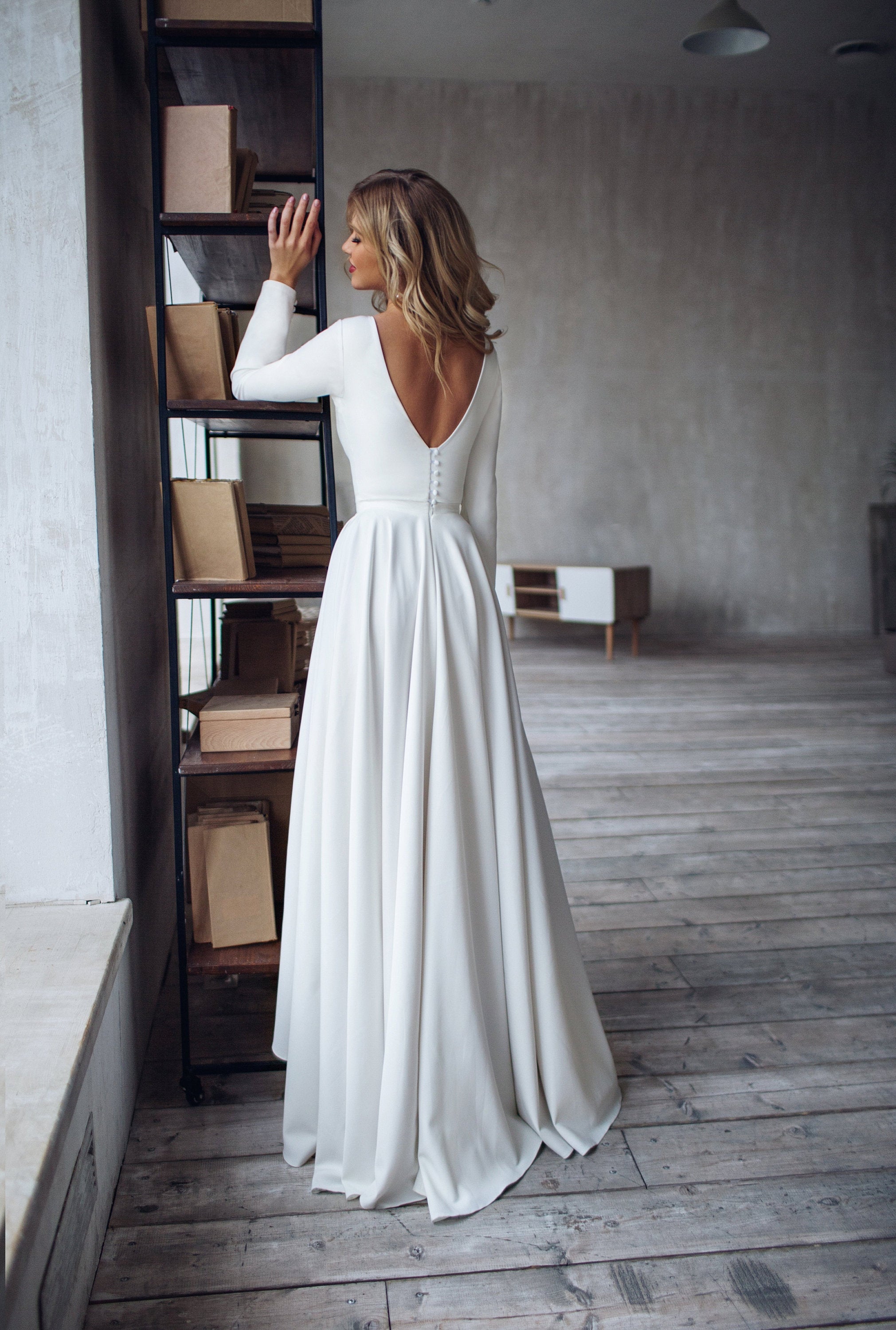 elegant wedding guest dresses fall Minimal Square Neck Wedding Maxi Dress, Minimal Wedding Dress –  THEIDEACRAFTS: Feather Dress | Elegant & Sexy Dress